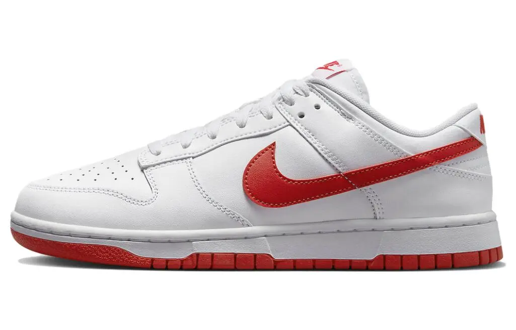 Nike Dunk Low Retro White Picante Red