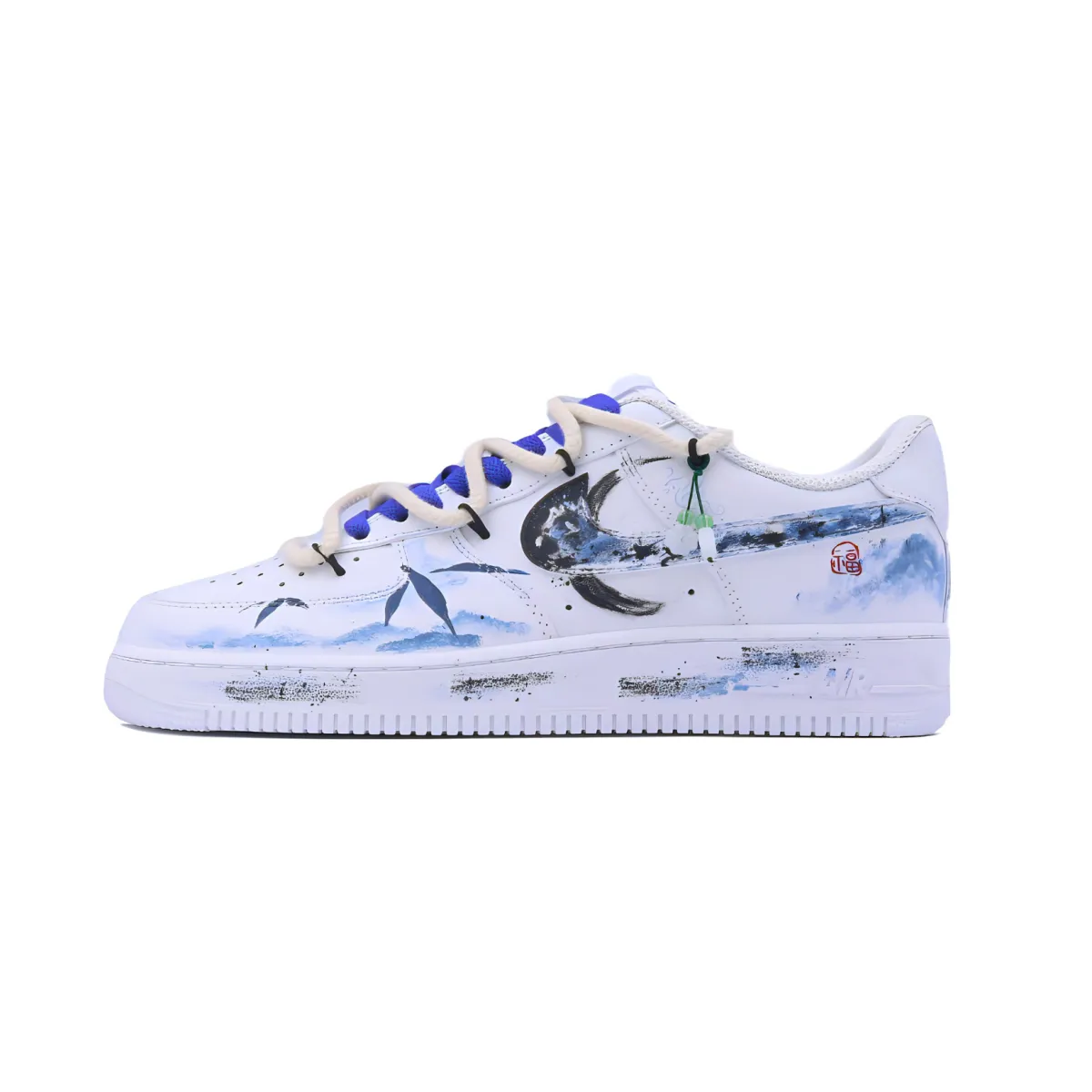 Nike Air Force 1 Novel Point, Peaks And Ridges Slip Resistant Abrasion Resistant Slip Resistant Abrasion Resistant