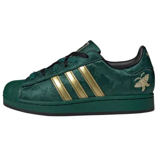 Adidas Originals SUPERSTAR Abrasion Resistant Lightweight Low top Skateboard Shoes Unisex Green