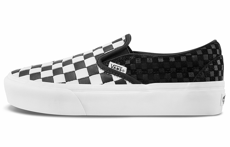 Slip-On Classic Vans Platform 'Woven - Black Blanc de Blanc'