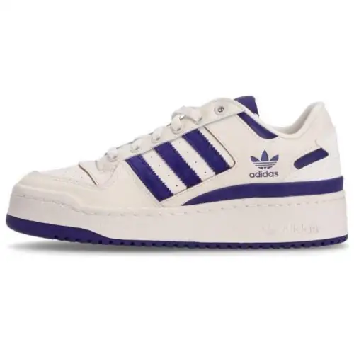 Adidas Originals FORUM BOLD STRIPES Low top Skateboard Shoes Women's White