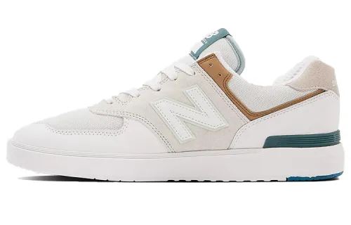 New Balance NB 574 Skateboard Shoes Unisex Low Top White/Brown