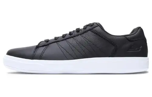 Skechers Go Vulc 2 Slip Resistant Cushioning Abrasion Resistant Low top Skateboard Shoes Black White
