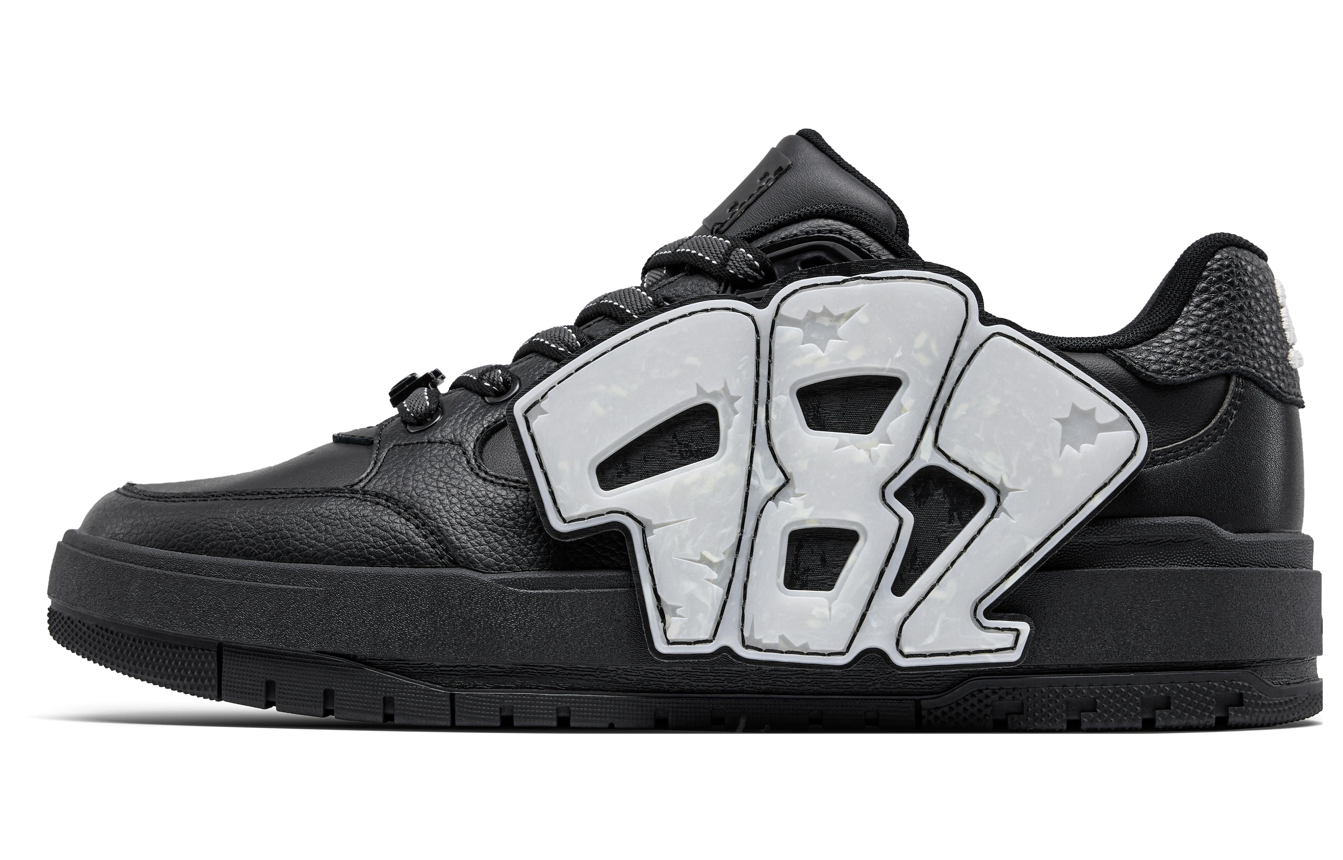 Anta 982 Special Version Low top Skateboard Shoes Women's Black White