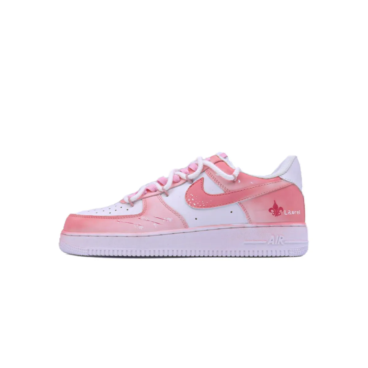 Nike Air Force 1 New Singularity, Daphne Slip Resistant Abrasion Resistant Low top Skateboard Shoes Unisex Peach Pink