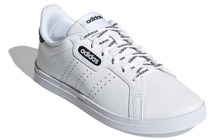 Женские кеды adidas Courtpoint (бело-черная) — Белый / чёрный — фото 3