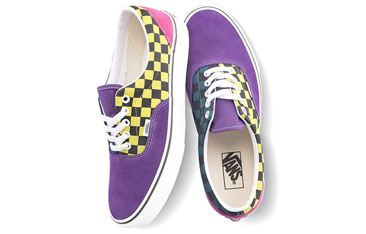 Кеды Vans Era Checkerboard (желто-черные) — фото 4