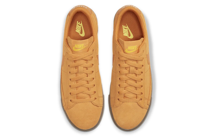 Женские кеды Nike Blazer SD (желтые) — фото 4