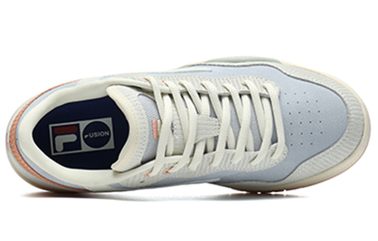 Женские кеды Fila FUSION T88 SKB (серый / зеленый / розовый) — Серый / зелёный / розовый — фото 3