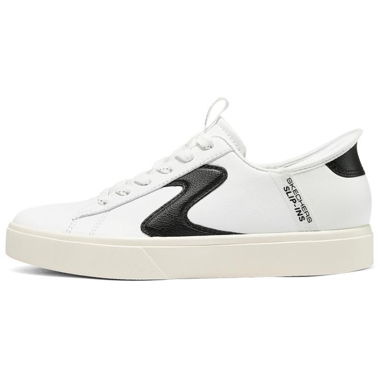 Skechers Court Classics Cushioning Breathable Low top Skateboard Shoes Women's White Black