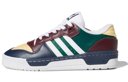 Adidas Originals Rivalry Slip Resistant Slip Resistant Low top Skateboard Shoes Women's Green Brown Blue