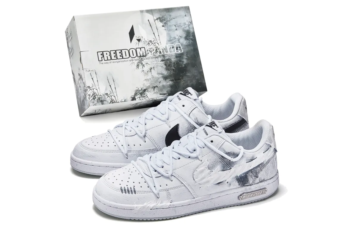 Nike Court Vision 1 Freedom Panda, Box, Cold Snow Slip Resistant Quick Dry Abrasion Resistant Balance