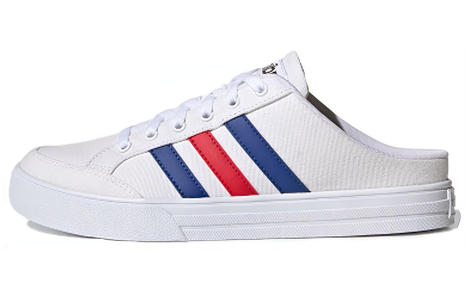 Кеды adidas neo Vs Set Mule (бело-сине-красные)