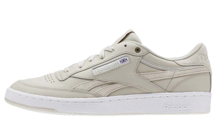 Reebok Revenge Skateboard Shoes Men's Low Top Ecru