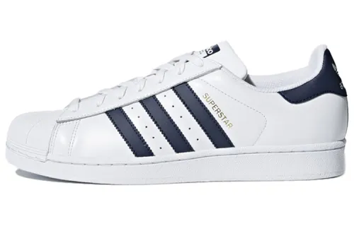 Adidas Originals Superstar Low top Skateboard Shoes Unisex Navy Blue