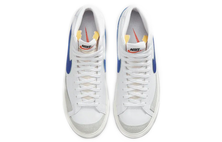 Женские кеды Nike Blazer 77 (сине-белая) — Синийбелый — фото 4