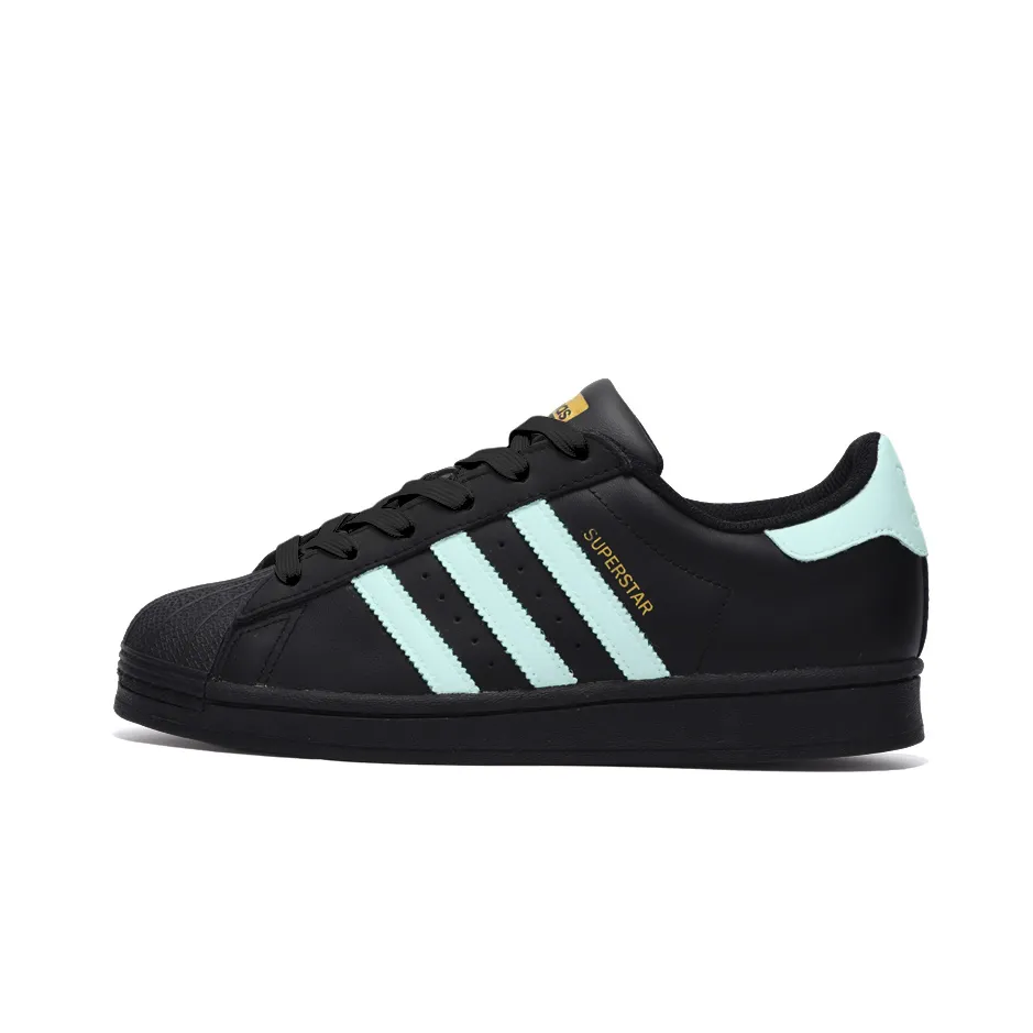Adidas Originals SUPERSTAR Slip Resistant Abrasion Resistant Low top Skateboard Shoes Unisex Black