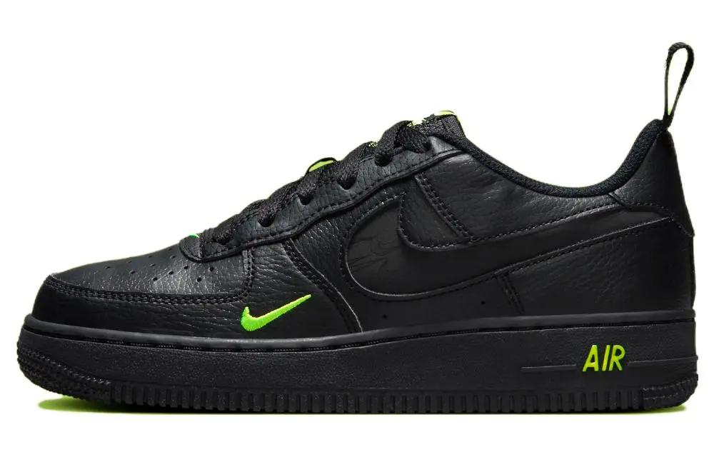Nike Air Force 1 Low Black Volt GS