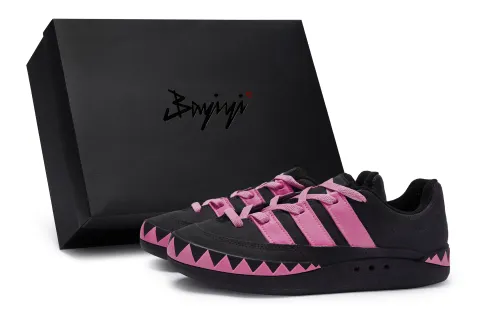 Adidas Originals Adimatic 811 Manufacturing, Jade Sea Mystique Rose Red, Special Shoe Box Low top Skateboard Shoes