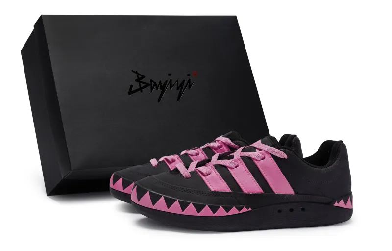 Adidas Originals Adimatic 811 Manufacturing, Jade Sea Mystique Rose Red, Special Shoe Box Low top Skateboard Shoes