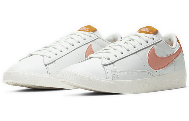 Женские кеды Nike Blazer "Pink Quartz" (бело-розовые) — фото 3
