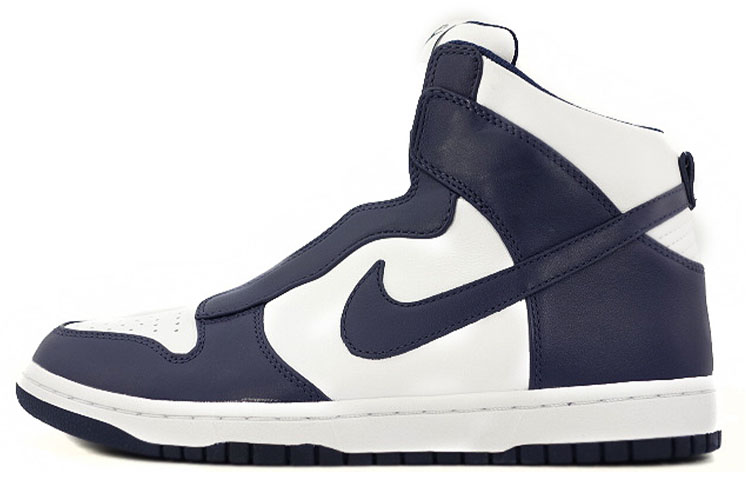 Женские кеды Sacai x Nike Dunk (сине-белые) — фото 1