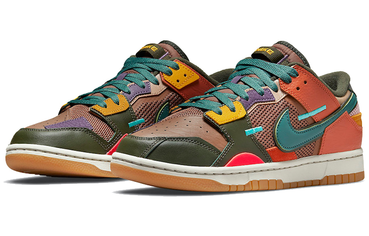 Мужские кроссовки Nike Dunk Scrap (разноцветные) — 彩色 — фото 3