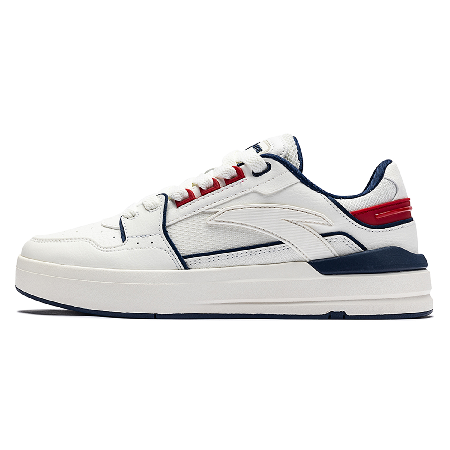 Anta Street Lite Slip Resistant Abrasion Resistant Low top Skateboard Shoes Men's White Blue