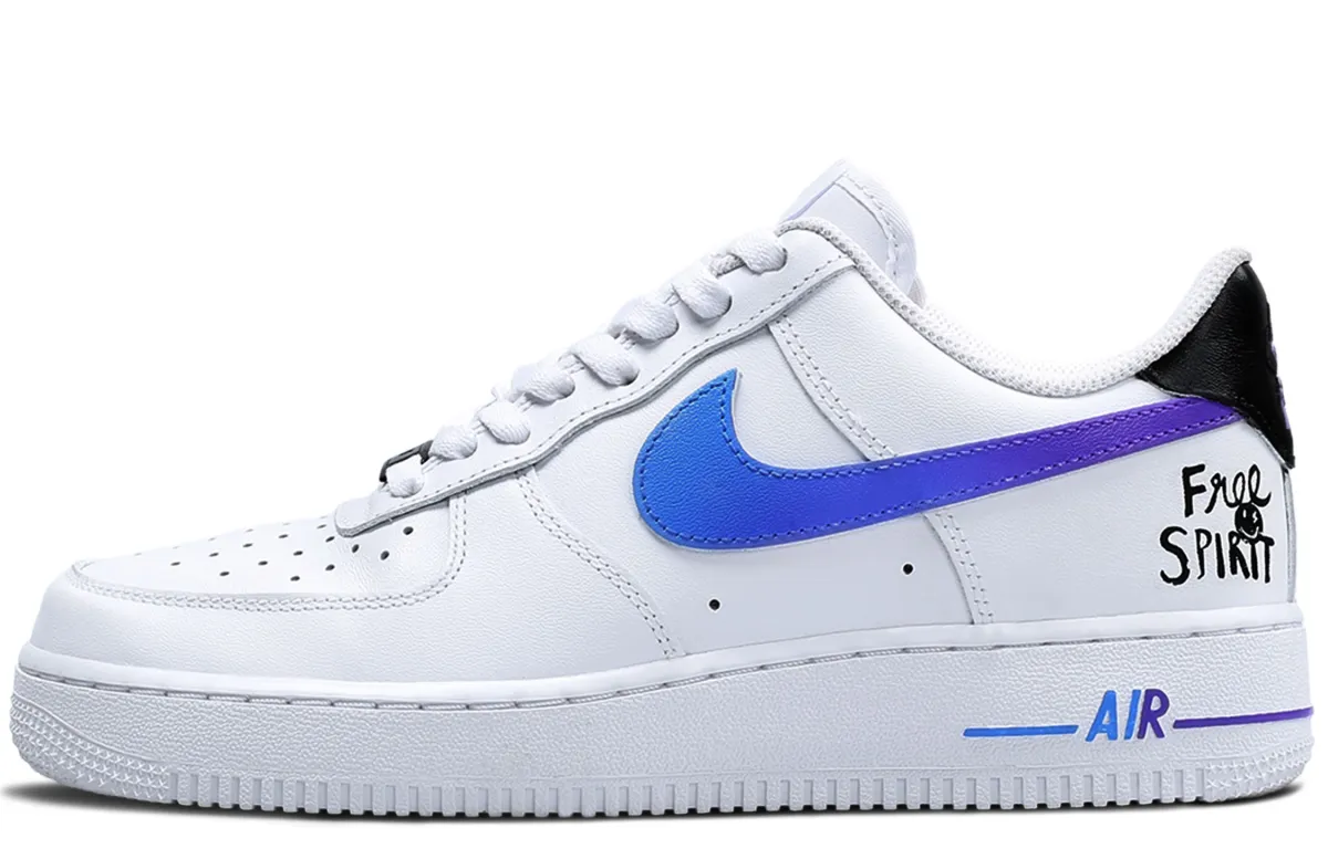 Nike Air Force 1 Abrasion Resistant Lightweight Wear resistant And Lightweight Low top Skateboard Shoes Unisex