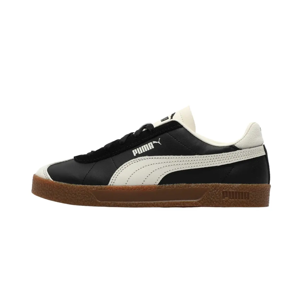 PUMA Suede Split Cow Leather, Artificial Leather Low top Skateboard Shoes Unisex Black