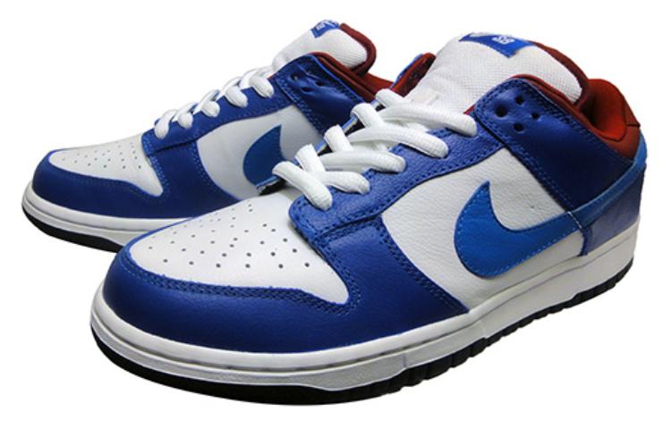 Кроссовки Nike Dunk SB Neptune (черно-сине-красные) — Чёрный / синий / красный — фото 3
