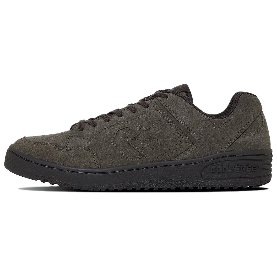Converse WEAPON Slip Resistant Abrasion Resistant Low top Skateboard Shoes Unisex Dark Brown