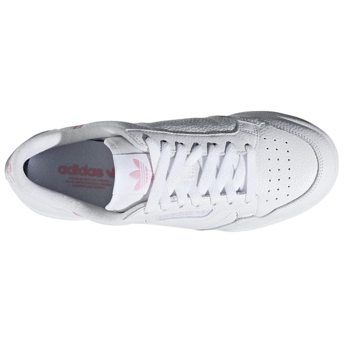 Женские кеды adidas Continental 80 W (бело-розовые) — фото 3