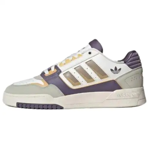 Adidas Originals Drop Step 2.0 Slip Resistant Abrasion Resistant Low top Skateboard Shoes Unisex Purple