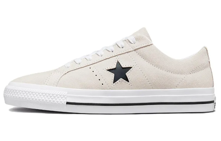 One Star Converse Pro Suede Low 'Egret White'