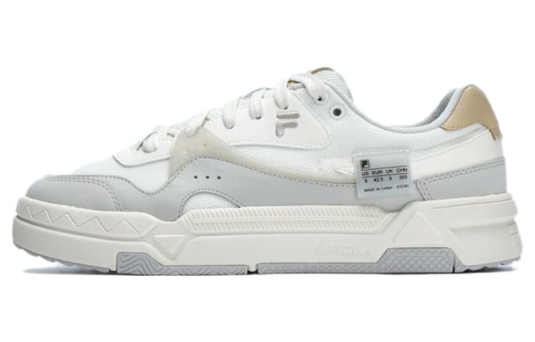 FILA FUSION Classic Skate Shoes 'White Grey'