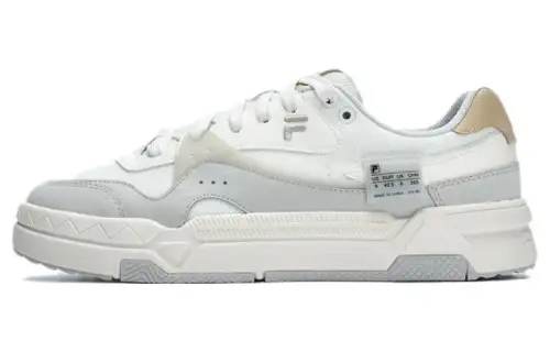 FILA FUSION Classic Skate Shoes 'White Grey'