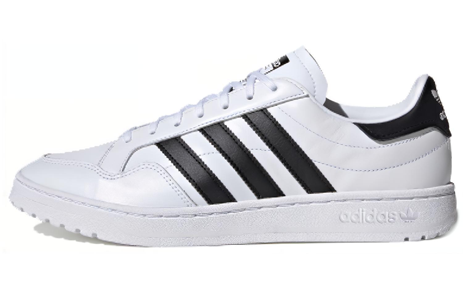 Кеды adidas originals Team Court (бело-черные)