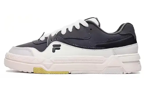 FILA Low top Skateboard Shoes Men's Gray White