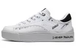 Li Ning Fabric Slip Resistant, Abrasion Resistant, Lightweight Low top Skateboard Shoes Women's White