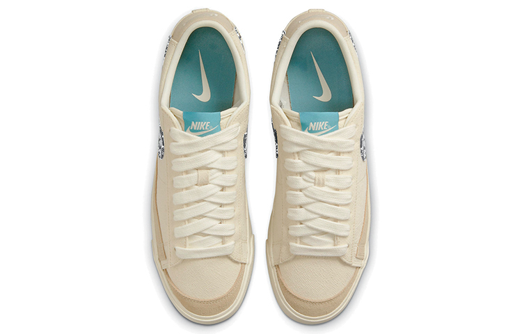 Мужские кеды Nike Blazer Paisley Swoosh (бежевые) — фото 4