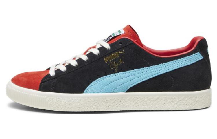 Мужские кеды PUMA Clyde OG (черно-сине-красные)