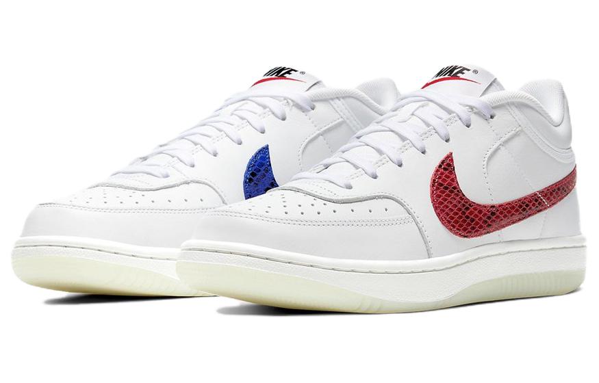 Мужские кеды Nike Sky Force (бело-красно-синие с аппликацией) — Белыйсинийкрасный — фото 4