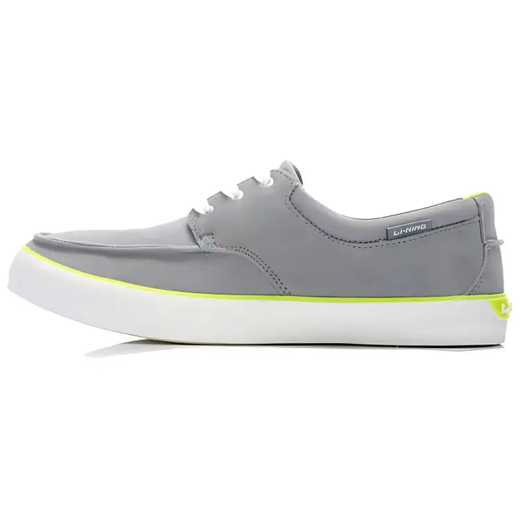 Li Ning Coverage Slip Resistant Lightweight Quick Dry Impact Resistance Low top Skateboard Shoes Men's