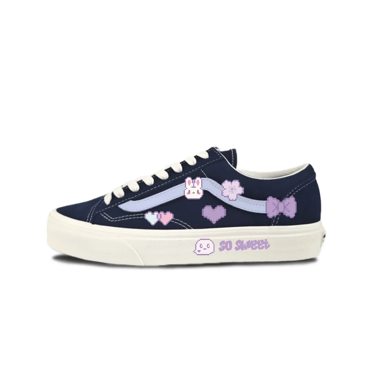 Vans Style 36 Suede Slip Resistant Abrasion Resistant Low top Skateboard Shoes Unisex Black Purple