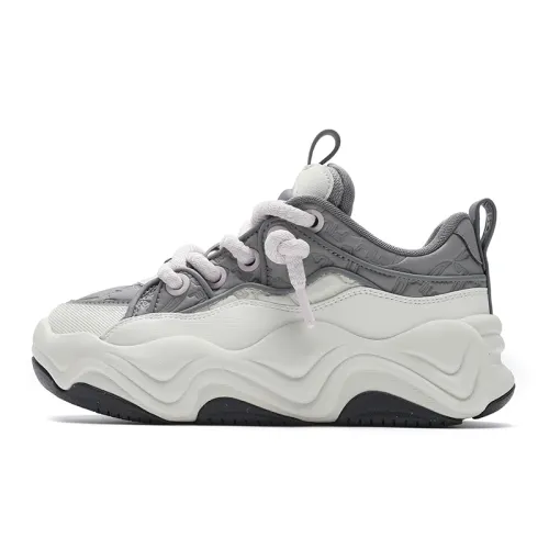 FILA BROOK LV Low top Skateboard Shoes Women's White Gray