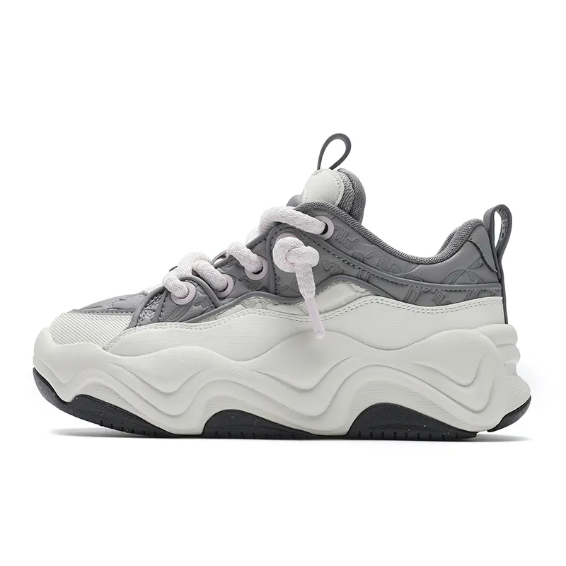FILA BROOK LV Low top Skateboard Shoes Women's White Gray