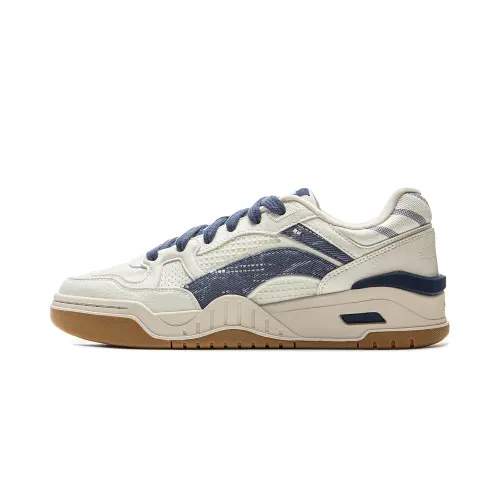 Li Ning Moon White 2.0 Low top Skateboard Shoes Men's Ecru