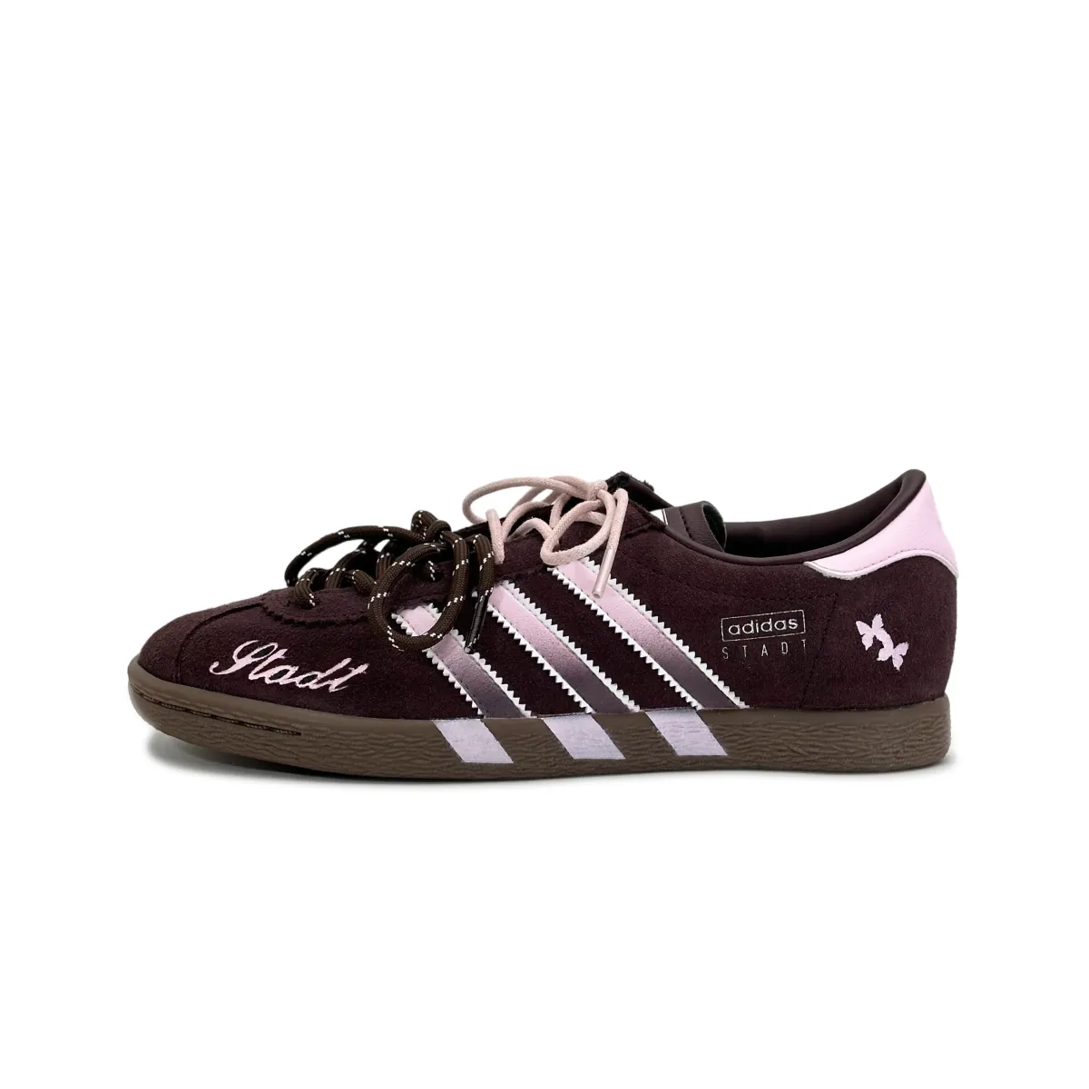Adidas Originals City Abrasion Resistant Abrasion Resistant Low top Skateboard Shoes Unisex Pink Brown