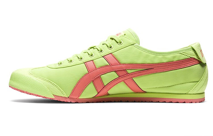Onitsuka Tiger Onitsuka Tiger MEXICO 66 fashionable low-top sneakers for men and women, lime green